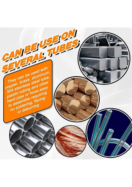 180 Adet Sıkıştırma Bağlantı Parçaları Çeşitliliği Kiti -(1/4/3/8/5/16I/1/2IN) (Yurt Dışından) fırsatları