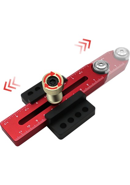 Genişletilmiş Rip Jig Masa Testeresi Jig Stok Kılavuzu Hassas Çit Kılavuzu (Yurt Dışından)