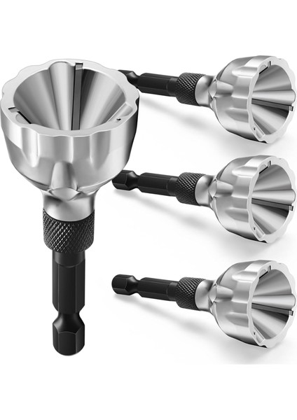 4 Adet Ağır Hizmet Tipi Çapak Alma Pah Kırma Aleti Hızlı Çıkarma Altıgen Şaft (Yurt Dışından)