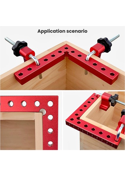 1 Adet 90 Derece Kareler Dik Açı Kelepçeleme 5.5x5.5 Inç L Tipi Alet (Yurt Dışından)