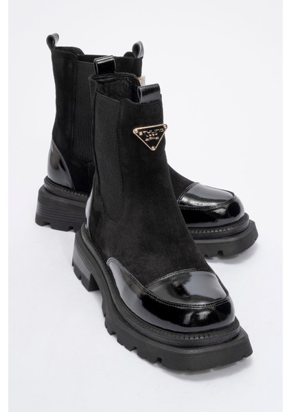 Kadın Kalın Taban Chelsea Bot Gerçek Deri Rc 37506 fiyatları