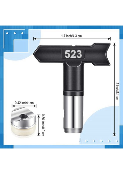 10 Adet Havasız Boya Püskürtme Ucu Ucu ve Filtre Ucu Boya (Yurt Dışından) fiyatları