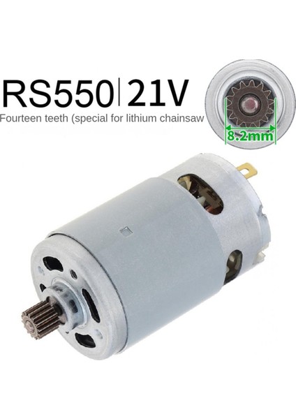 21V RS550 Motor Fırçalı Motor 14 Diş 4 6 Inç Zincirli Testere Için (Yurt Dışından) fiyatları