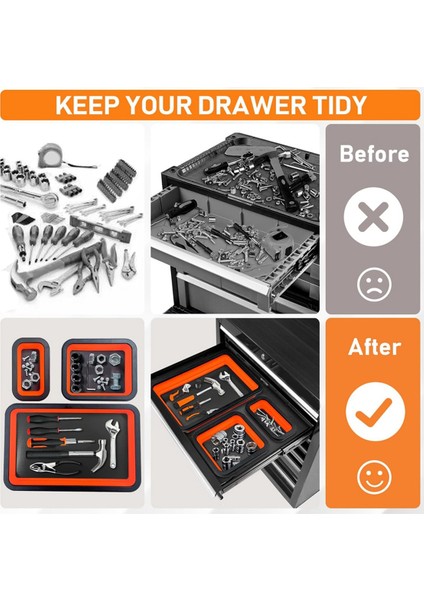 3 Farklı Boyutta Katlanabilir Silikon Manyetik Alet Tepsisi (Yurt Dışından) fiyatları