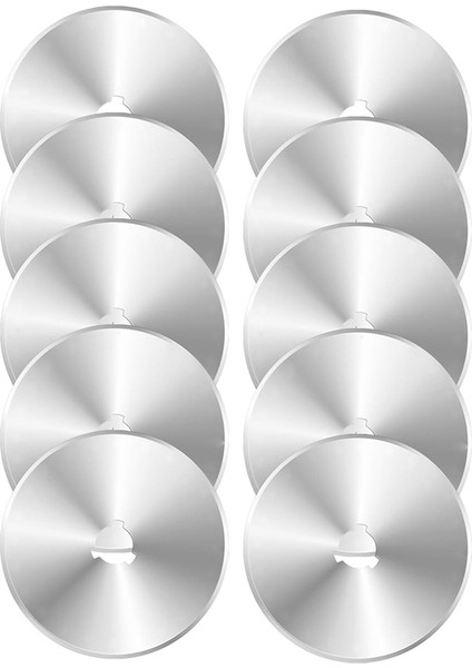 60MM - 10 Adet Döner Bıçak Yedeği Çoğu 60 mm Döner Kesiciye Uygundur (Yurt Dışından)