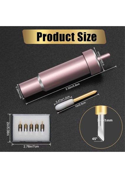 Muhafazalı Premium Ince Uçlu Bıçak, Maker 3 Için (Yurt Dışından)
