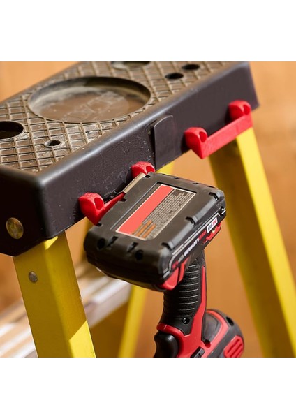 Merdiven Üzerinde Elektrikli Alet Için Ölçüm Bandı Tutucu Alet Depolama, 4 Adet Siyah (Yurt Dışından) fiyatları