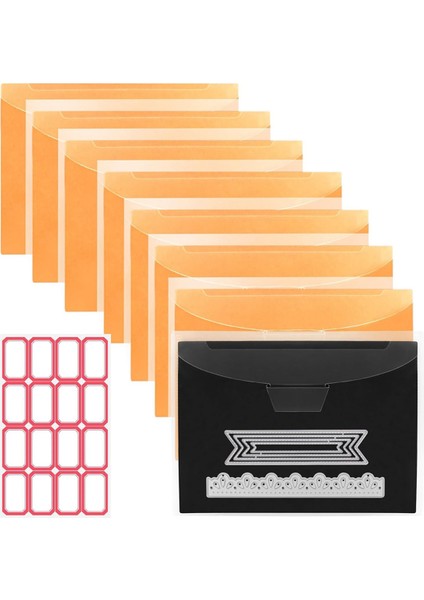 Damga ve Kalıp Saklama Çantası ve Manyetik Levha, Kalıp Saklama Seti Turuncu (Yurt Dışından)