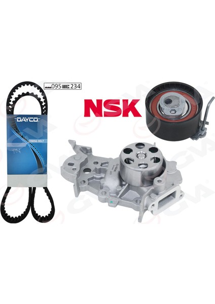Devirdaimli Eksantrik Gergi Kiti 095X234 Clio Ii-Iii-Kangoo-Logan-Sandero-Modus 1.2-1.2 16V D4F-D7F 7701473001/7701476745/1680600QAW 210101832R/8200397732-2101000Q1G Gnzrz