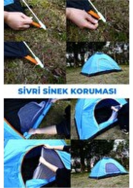Otomatik Havada Açılan Su Geçirmez Çadır 4 Kişilik fiyatları