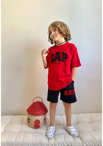 Yigit Butik Süzene Nakışlı Şortlu Erkek Çocuk Takım fiyatları
