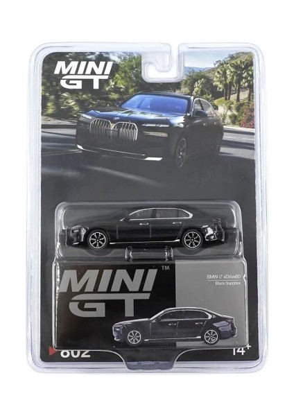 Mini Gt 1:64 Bmw I7 EDRIVE50 Diecast Model Araba – Black Sapphire (Blister Paketli) fiyatları