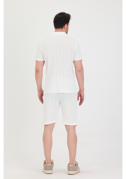 Erkek Polo Yaka Tshirt ve Şort Alt Üst Takım