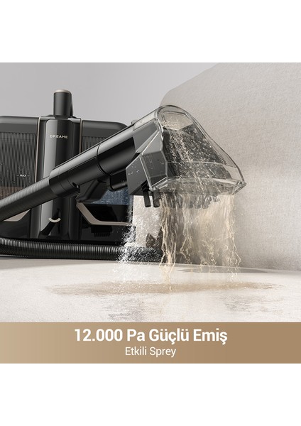 N10 Taşınabilir Halı Yıkama Makinesi Siyah