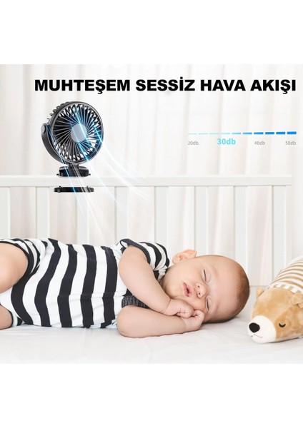 Plaj ve Deniz Oyuncağı Klipsli Vantilatör Fan Mini Fan Mini Vantilatör Mini Klipsli Vantilatör Plaj Vantilatörü Şarjlı Vantilatör Şarjlı Fan Çocuk Vantilatörü 360 Derece Fan