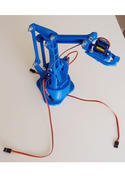 Arduino Robot Kol Kiti 3D Baskı Birleşmiş Halde Robot Kol fırsatları