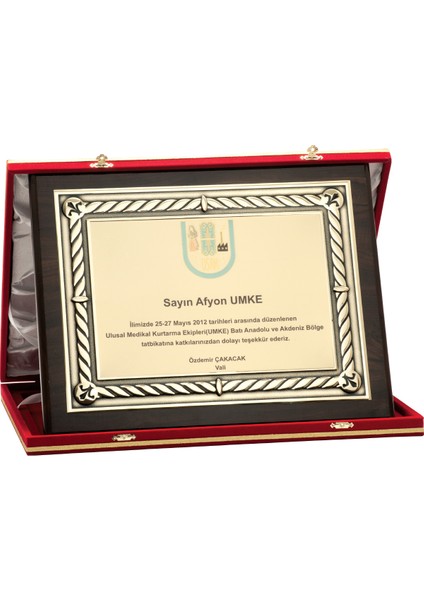 - Özel Plaketler - LX-032 A - 30X38 cm