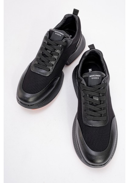 Erkek Yüksek Taban Bağcıklı Deri Comfort Sneaker fırsatları