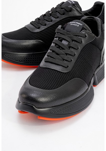Erkek Yüksek Taban Bağcıklı Deri Comfort Sneaker indirimleri