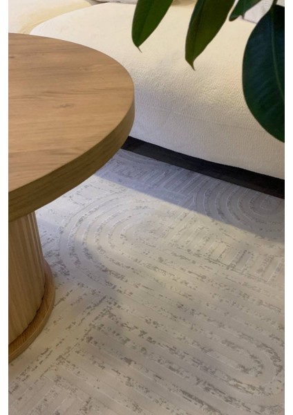 Herat Yıkanabilir Dokuma Kaymaz Taban Beyaz Halı Yolluk Kilim - HR133 modelleri