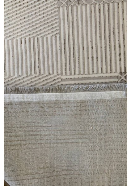 Herat Yıkanabilir Dokuma Kaymaz Taban Kahverengi Halı Yolluk Kilim - HR119 fırsatları