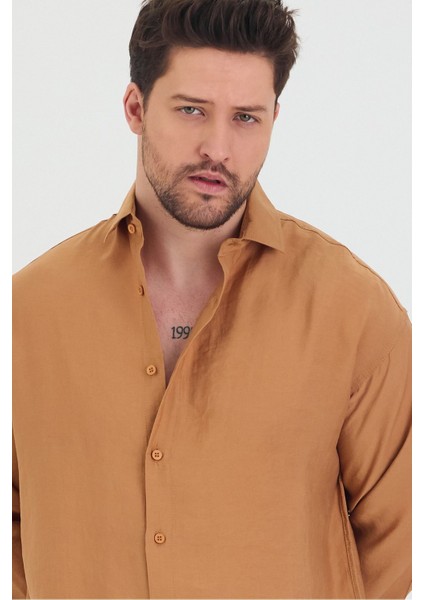 Erkek Oversize Rahat Kalıp Gömlek-Pantolon Alt-Üst Takım modelleri