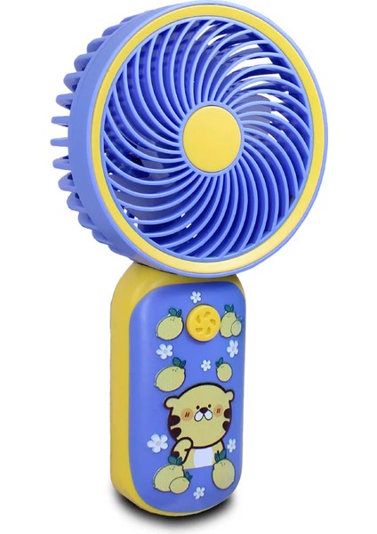 YS906 Mini Şarj Edilebilir Kişisel Fan Güçlü Hava Akışı Taşınabilinir Mini Vantilatör