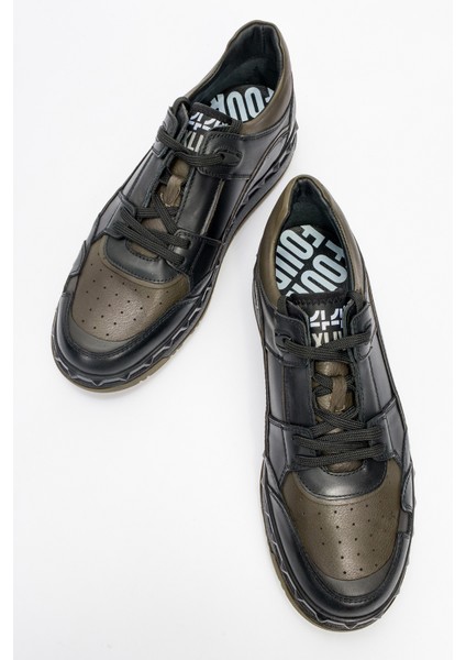 Erkek Kalın Taban Bağcıklı Comfort Casual Ayakkabı Gerçek Deri fırsatları