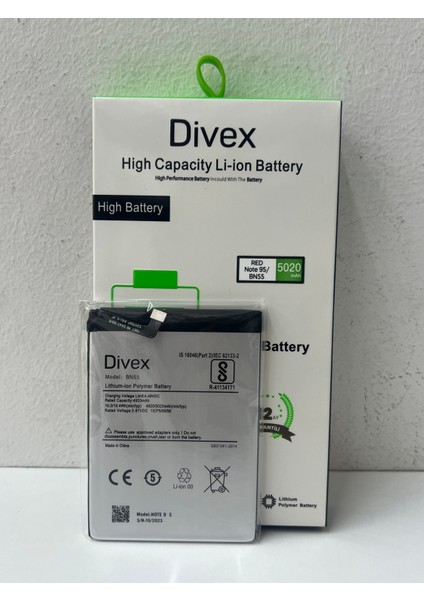 Redmi Note 9s BN55 Batarya