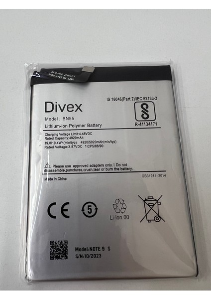 Redmi Note 9s BN55 Batarya fiyatları