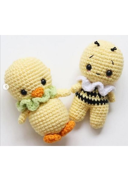Minik Amigurumi Oyuncaklar (Tilki, Arı, Tosbik, Ayıcık, Tavşan, Civciv)
