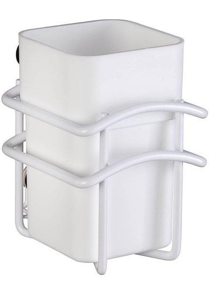 Classic Plus Diş Fırçalık – Beyaz Plastik Hazne , Paslanmaz Çelik Gövde 8 x 11 x 10 cm fiyatları