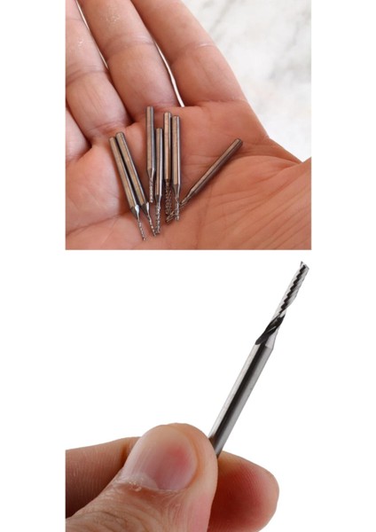 Dremel Benzeri Kalıpçı Taşlama Cnc Karbür Uç Seti Yoğun Çelik Tungsten 7 Parçalı 3.2 Çap Mil Freze indirimleri