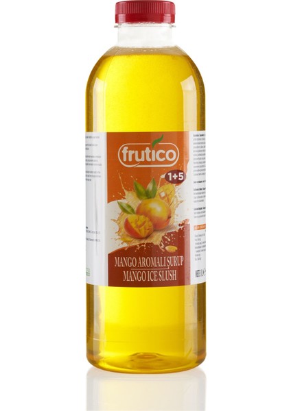 Mango Meyveli İce Slush - Buzlaş - Karlama Şurup 1 L (1000 ml) 1+5