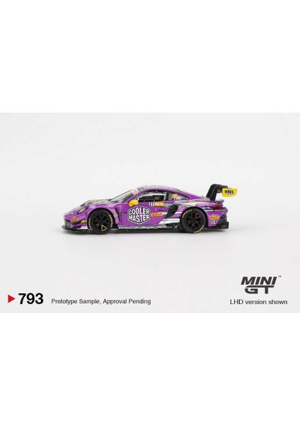 1:64 Porsche 911 Gt3 R #27 Hubauto 2023 Macau Gp Koleksiyon Model Araba