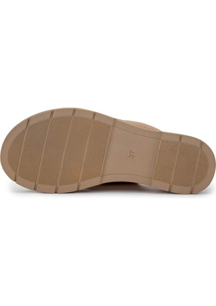 Kadın Hakiki Deri Nude Topuklu Sandalet 1109 M591 Bn Sndlt Y25 Nude/rose modelleri