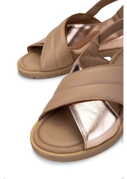 Kadın Hakiki Deri Nude Topuklu Sandalet 1109 M591 Bn Sndlt Y25 Nude/rose fırsatları