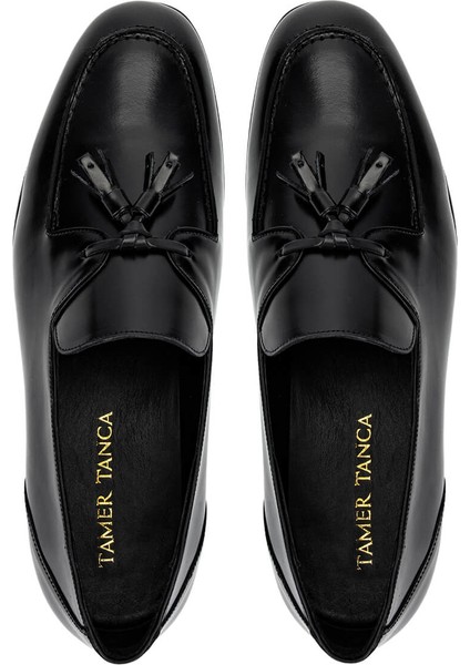 Erkek Hakiki Deri Siyah Açma Loafer Ayakkabı 987 164K Erk Ayk Y25 Sıyah Acma indirimleri