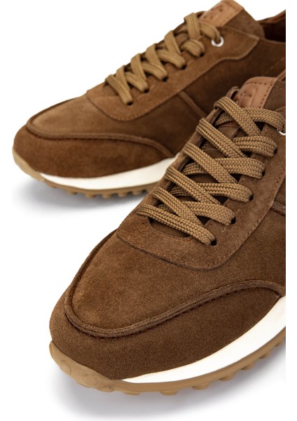 Erkek Hakiki Deri Kahverengi Sneakers & Spor Ayakkabı 870 1345 Erk Ayk Y25 Sıgaro Suet fırsatları