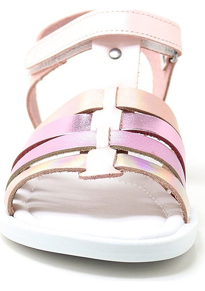 Bellini Hakiki Deri Pembe Fuşya Vaketa Kız Çocuk Sandalet fırsatları