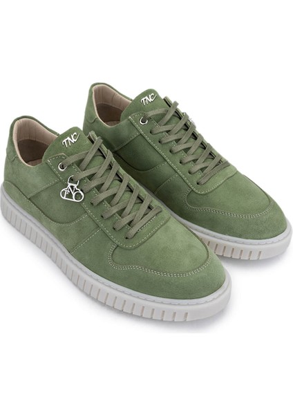 Erkek Hakiki Deri Yeşil Sneakers & Spor Ayakkabı 352 22234 Erk Ayk Y25 Yesıl Suet