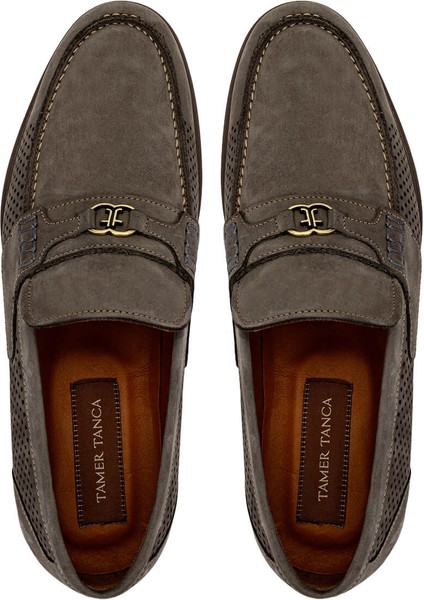 Erkek Hakiki Deri Vizon Nubuk Loafer Ayakkabı 1008 3478 Erk Ayk Y25 Vızon Nbk indirimleri