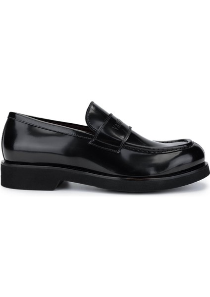 Valentıno Erkek Hakiki Deri Siyah Loafer Ayakkabı 667 20834 Erk Ayk Y25 Nero