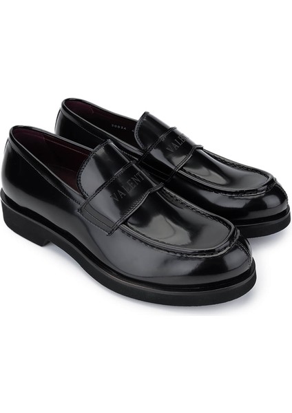Valentıno Erkek Hakiki Deri Siyah Loafer Ayakkabı 667 20834 Erk Ayk Y25 Nero