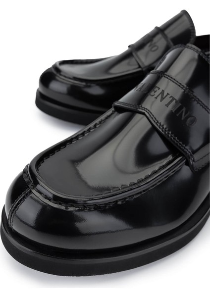 Valentıno Erkek Hakiki Deri Siyah Loafer Ayakkabı 667 20834 Erk Ayk Y25 Nero