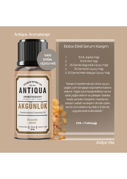 Akgünlük Uçucu Yağı 10 ml (%100 Saf /seyreltilmemiş Ürün)
