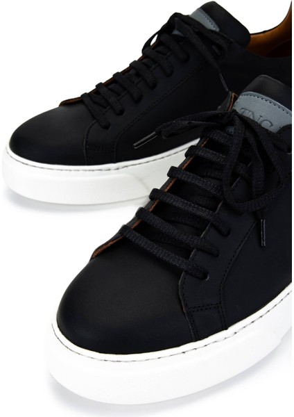 Erkek Hakiki Deri Siyah Sneakers & Spor Ayakkabı 1133 An-01 Erk Ayk Y25 Sıyah Zuma fırsatları