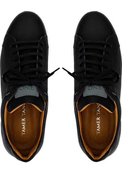 Erkek Hakiki Deri Siyah Sneakers & Spor Ayakkabı 1133 An-01 Erk Ayk Y25 Sıyah Zuma indirimleri