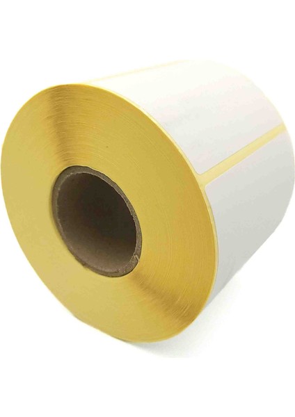 70 x 70 mm Vellum Etiket "mat Kuşe" 30000 Adet, 750'LIK Rulo/sarım. 40 Rulo. Hotmelt Güçlendirilmiş Yapışkanlı.