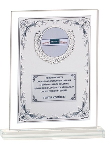 - Cam Plaketler - CM-034 B - 18X21 cm